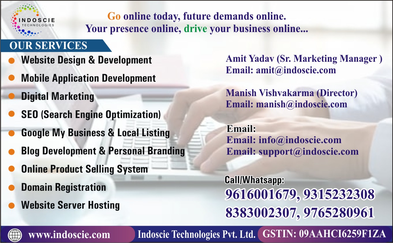 visiting card - indoscie front